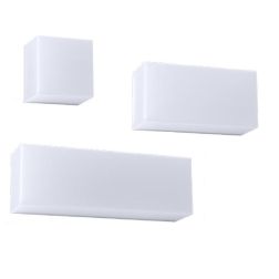 KODIAK APPLIQUE DA ESTERNI ANTI CORROSIONE IP65 3 MISURE BIANCA CON LED INTEGRATO LUCE 3000K-4000K