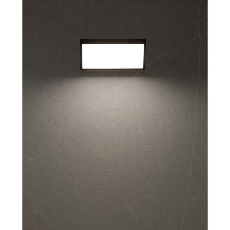 MAKO APPLIQUE DA ESTERNO ANTI SALSEDINE IP65 LED 21W LUCE 3000K ANTRACITE LARGHEZZA CM 32 Redo Group - Cristalensi Shop Online