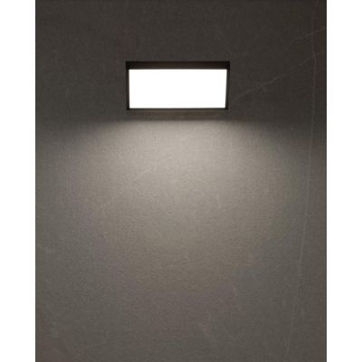 MAKO APPLIQUE DA ESTERNO ANTI SALSEDINE IP65 LED 21W LUCE 3000K ANTRACITE LARGHEZZA CM 32 Redo Group - Cristalensi Shop Online