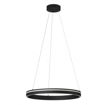 VALDIS SOSPENSIONE MODERNA AD ANELLO 2 MISURE A LED CON LUCE 3000K-4000K BIANCO,NERO E ORO