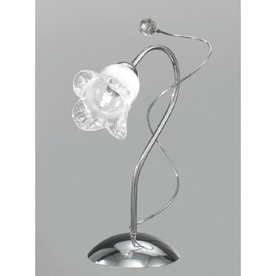 SILVIA LUMETTO IN STILE CLASSICO ECONOMICO IN METALLO CROMO CON DIFFUSORE IN VETRO CRISTALENSI LUX - Cristalensi Shop Online