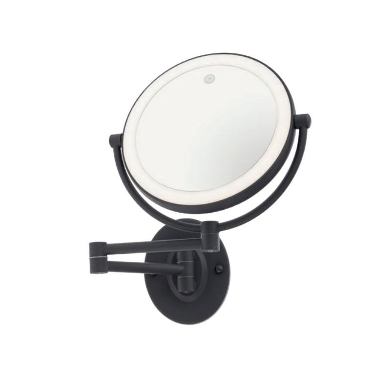 SELFIE APPLIQUE DA BAGNO PER TRUCCO CON SPECCHIO ROTONDO LED 7W CCT DIMMERABILE TOUCH DIMMER