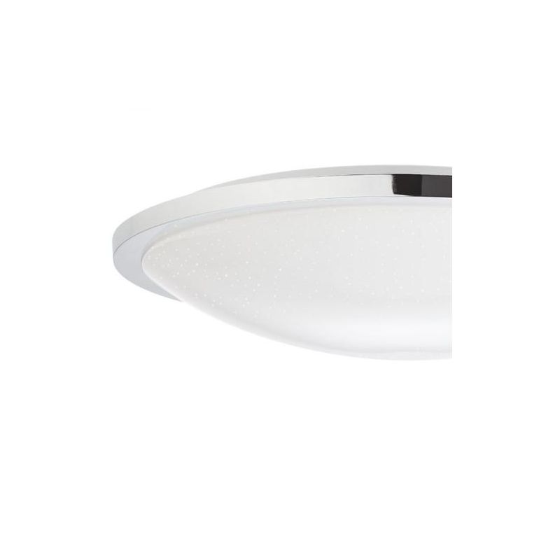 FIZZ PLAFONIERA IP44 ROTONDA 2 MISURE LED INTEGRATO LUCE 4000K DIFFUSORE CON EFFETTO STELLATO