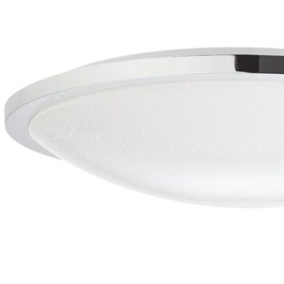 FIZZ PLAFONIERA IP44 ROTONDA 2 MISURE LED INTEGRATO LUCE 4000K DIFFUSORE CON EFFETTO STELLATO