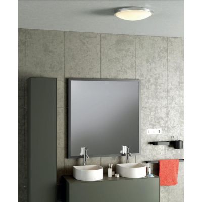 FIZZ PLAFONIERA IP44 ROTONDA 2 MISURE LED INTEGRATO LUCE 4000K DIFFUSORE CON EFFETTO STELLATO