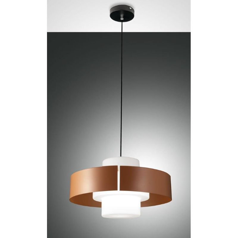 LOTO SOSPENSIONE SINGOLA IN METALLO E VETRO 3 COLORI MODERNA LAMPADINA ATTACCO E27