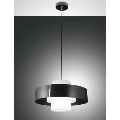 LOTO SOSPENSIONE SINGOLA IN METALLO E VETRO 3 COLORI MODERNA LAMPADINA ATTACCO E27