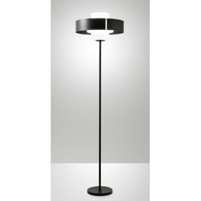 LOTO PIANTANA MODERNA H170 CM IN METALLO E VETRO 3 COLORI LAMPADINA ATTACCO E27
