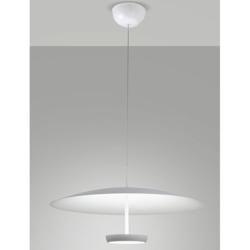 YUKO LAMPADARIO A SOSPENSIONE D60 CM LED 40W LUCE 3000K DIMMERABILE IN 2 COLORI D60 CM MODERNO