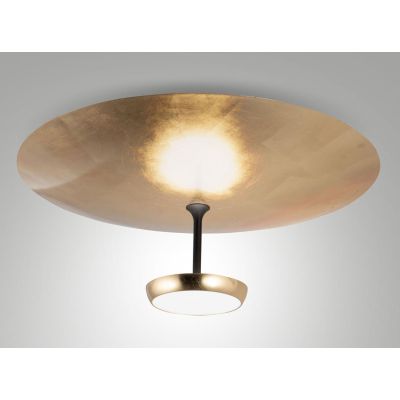 YUKO PLAFONIERA ORIGINALE D60 CM LED 40W LUCE 3000K DIMMERABILE IN 2 COLORI MODERNA