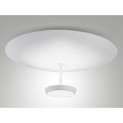 YUKO PLAFONIERA ORIGINALE D60 CM LED 40W LUCE 3000K DIMMERABILE IN 2 COLORI MODERNA 2