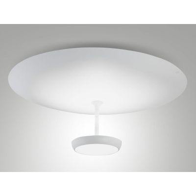 YUKO PLAFONIERA ORIGINALE D60 CM LED 40W LUCE 3000K DIMMERABILE IN 2 COLORI MODERNA