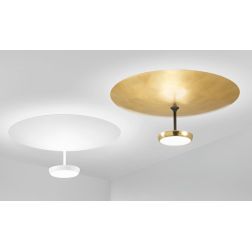 YUKO PLAFONIERA ORIGINALE D60 CM LED 40W LUCE 3000K DIMMERABILE IN 2 COLORI MODERNA