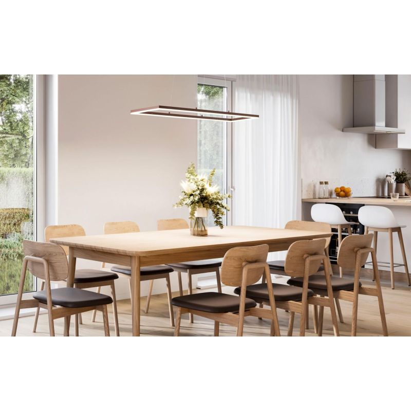 3394-45 BARD SOSPENSIONE MODERNA DI FORMA RETTANGOLARE LED 52W IN 5 COLORI DELLA FABAS LUCE Fabas Luce - Cristalensi Shop Online