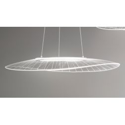 3625-45 VELA GRANDE LAMPADARIO A SOSPENSIONE MODERNO BIANCO LED 48W DI FABAS LUCE Fabas Luce - Cristalensi Shop Online