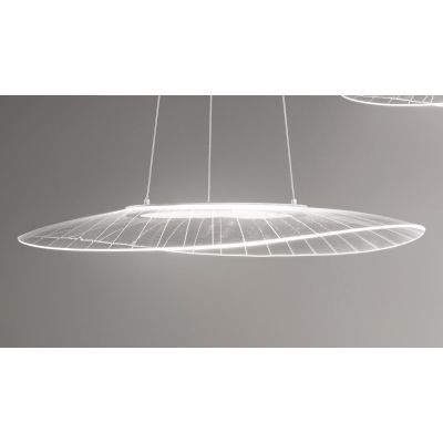 3625-45 VELA GRANDE LAMPADARIO A SOSPENSIONE MODERNO BIANCO LED 48W DI FABAS LUCE Fabas Luce - Cristalensi Shop Online