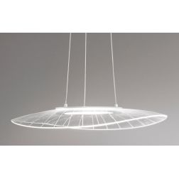 3625-40 VELA LAMPADARIO A SOSPENSIONE DESIGN MODERNO BIANCO LED 24W DI FABAS LUCE Fabas Luce - Cristalensi Shop Online