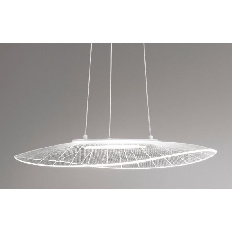 3625-40 VELA LAMPADARIO A SOSPENSIONE DESIGN MODERNO BIANCO LED 24W DI FABAS LUCE Fabas Luce - Cristalensi Shop Online