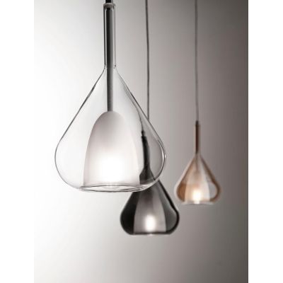 3481-47 LILA LAMPADARIO A SOSPENSIONE IN VETRO CON 3 PUNTI LUCE DELLA FABAS LUCE Fabas Luce - Cristalensi Shop Online