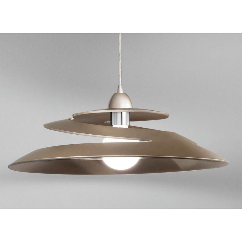 3357-40 ARAGON SOSPENSIONE MODERNA A SPIRALE COLORI BIANCO,BRONZO O NERO DELLA FABAS LUCE Fabas Luce - Cristalensi Shop Online