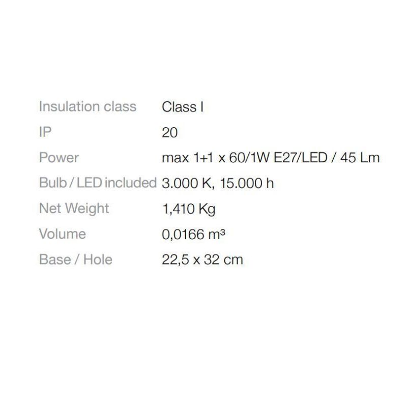 LAMPADA DA PARETE CON PARALUME IN TESSUTO IN TRE COLORI E CON BRACCIO ORIENTABILE LED 1W DA LETTURA CRISTALENSI - Cristalensi Sh