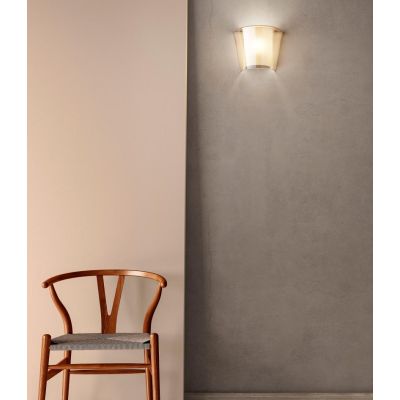 3682-21 VIKI APPLIQUE IN VETRO AMBRA,FUME O TRASPARENTE CON LAMPADINA E27 DI FABAS LUCE Fabas Luce - Cristalensi Shop Online