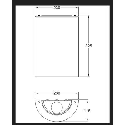 MARIBEL APPLIQUE IN VETRO AMBRA,FUME O TRASPARENTE CON LAMPADINA E27 DI FABAS LUCE