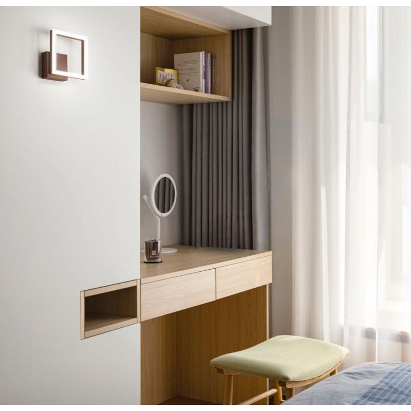 3394-24 BARD LAMPADA DA PARETE O SOFFITTO MODERNA DI FORMA QUADRATA LUMINOSO LED 11W IN 5 COLORI Fabas Luce - Cristalensi Shop O