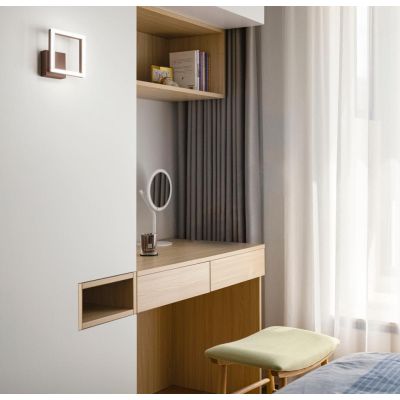 3394-24 BARD LAMPADA DA PARETE O SOFFITTO MODERNA DI FORMA QUADRATA LUMINOSO LED 11W IN 5 COLORI Fabas Luce - Cristalensi Shop O