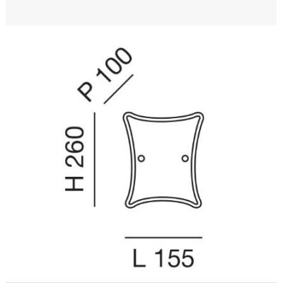 MILTON APPLIQUE IN VETRO SATINATO BIANCO 2 MISURE DESIGN MODERNO LAMPADINA ATTACCO E27