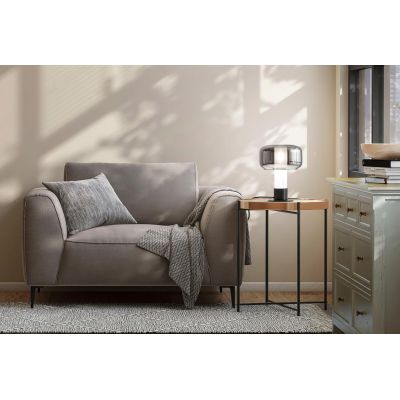FLICK LAMPADA DA TAVOLO IN VETRO 4 COLORI TOUCH DIMMER DESIGN MODERNO LAMPADINA E14