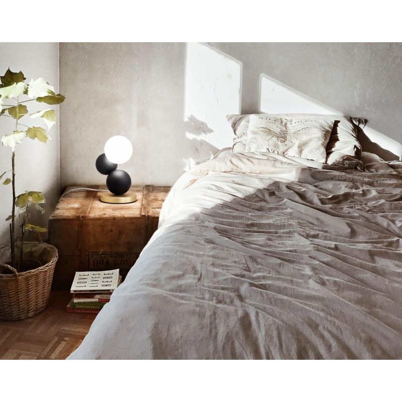 MICKY LUMETTO MODERNO IN METALLO E LEGNO 3 COLORI TOUCH DIMMER LAMPADINA G9 DIMMERABILE INCLUSA