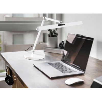 BEBA LAMPADA DA UFFICIO ORIENTABILE BIANCA O ANTRACITE LED 12W CCT LUCE DIMMERABILE MODERNA