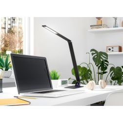 3265-30 WASP LAMPADA DA SCRIVANIA ORIENTABILE NERA OPPURE ALLUMINIO DI FABAS LUCE Fabas Luce - Cristalensi Shop Online