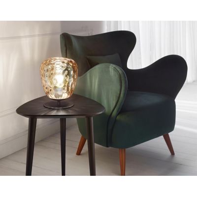 3518-30 GISELLA LAMPADA DA TAVOLO IN VETRO SOFFIATO COLORE AMBRA DI FABAS LUCE Fabas Luce - Cristalensi Shop Online