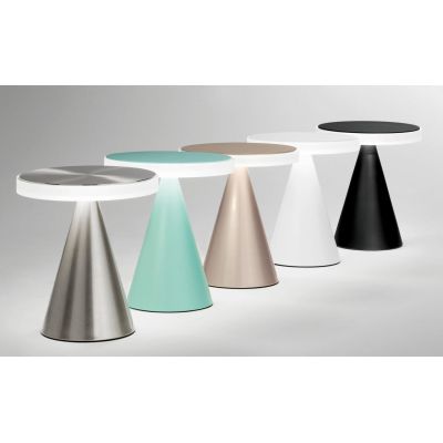 3386-35 NEUTRA LAMPADA DA TAVOLO PIRAMIDALE IN METALLO A LED 5 COLORI DI FABAS LUCE Fabas Luce - Cristalensi Shop Online