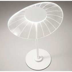 3625-30 VELA LAMPADA DA TAVOLO IN METALLO BIANCO DAL DESIGN MODERNO LED 12W DI FABAS LUCE Fabas Luce - Cristalensi Shop Online 2