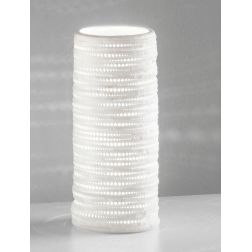 3527-30 MARBELLA ABAT-JOUR IN CERAMICA BIANCA TRAFORATA DIAMETRO CM 11 DI FABAS LUCE Fabas Luce - Cristalensi Shop Online