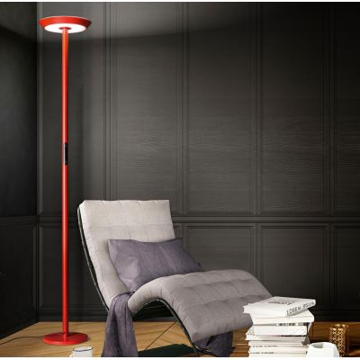 FIZZ PIANTANA MODERNA LED 60W LUCE CCT DIMMERABILE H178 CM METALLO 3 COLORI