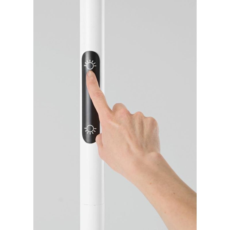 FIZZ PIANTANA MODERNA LED 60W LUCE CCT DIMMERABILE H178 CM METALLO 3 COLORI