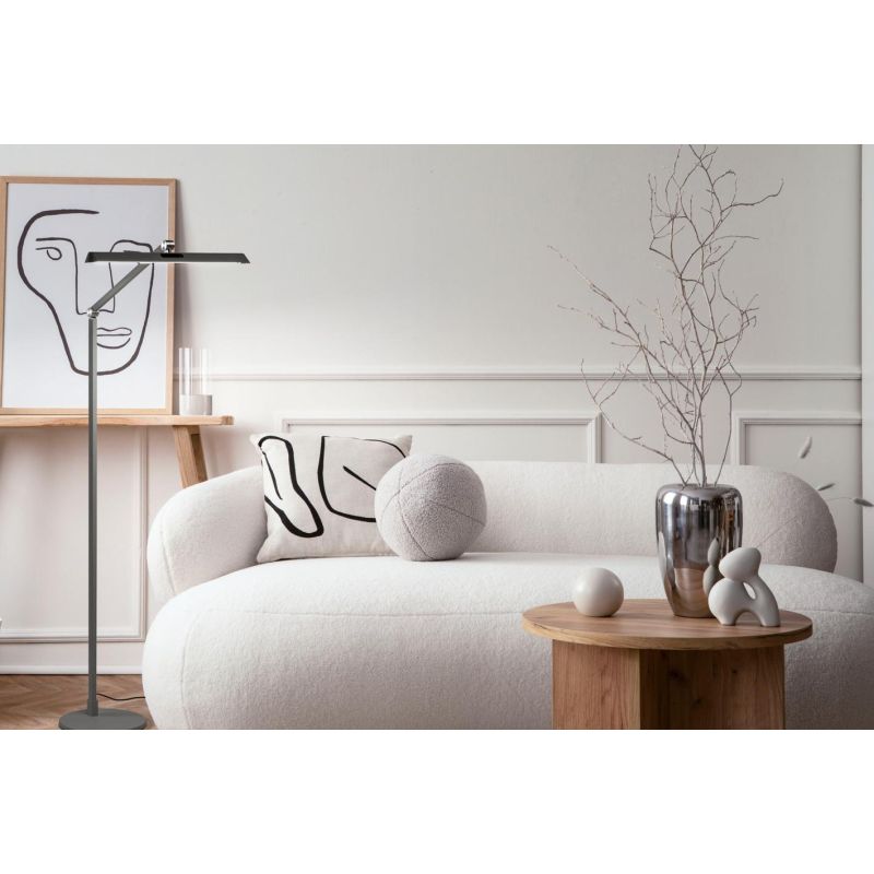 BEBA LAMPADA DA TERRA ORIENTABILE BIANCA O ANTRACITE LED 12W CCT LUCE DIMMERABILE MODERNA