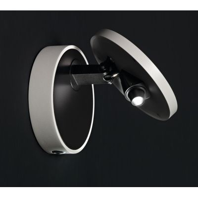 3452-21 ARA APPLIQUE MODERNA ORIENTABILE CON DOPPIA ILLUMINAZIONE LED 12W NERA o BIANCA DI FABAS LUC Fabas Luce - Cristalensi Sh