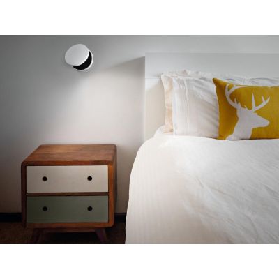 3452-21 ARA APPLIQUE MODERNA ORIENTABILE CON DOPPIA ILLUMINAZIONE LED 12W NERA o BIANCA DI FABAS LUC Fabas Luce - Cristalensi Sh