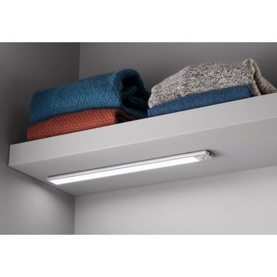 RIVA PROFILO SOTTOPENSILE ALLUMINIO 2 MISURE RICARICABILE, FISSAGGIO A MAGNETE, LED DIMMERABILE, SENSORE MOVIMENTO