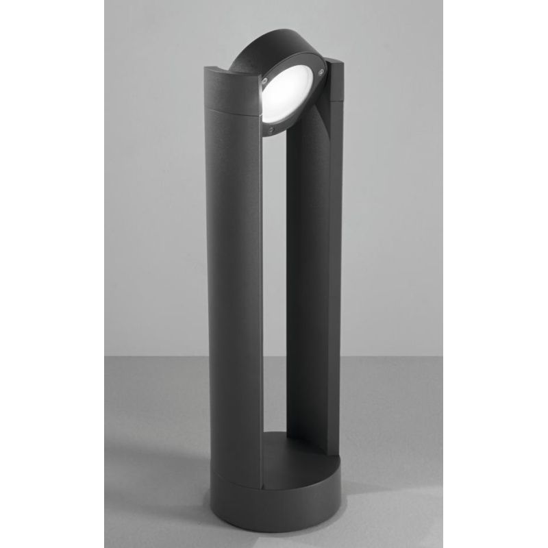 NAGI PALO DA ESTERNO H50 CM ORIENTABILE IP65 ANTRACITE LED 9W LUCE 3000K MODERNO