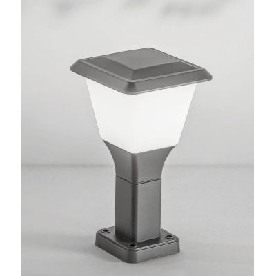 LENA PALO DA GIARDINO 2 MISURE IP65 ALLUMINIO ANTRACITE LAMPADINA ATTACCO E27 CLASSICO