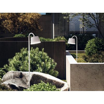 3742-72 ARMANDA PALETTO DA ESTERNO CON PICCHETTO ORIENTABILE IP54 CON BATTERIA RICARICABILE NERO,BIANCO O CORTEN Fabas Luce - Cr