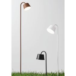3742-72 ARMANDA PALETTO DA ESTERNO CON PICCHETTO ORIENTABILE IP54 CON BATTERIA RICARICABILE NERO,BIANCO O CORTEN Fabas Luce - Cr