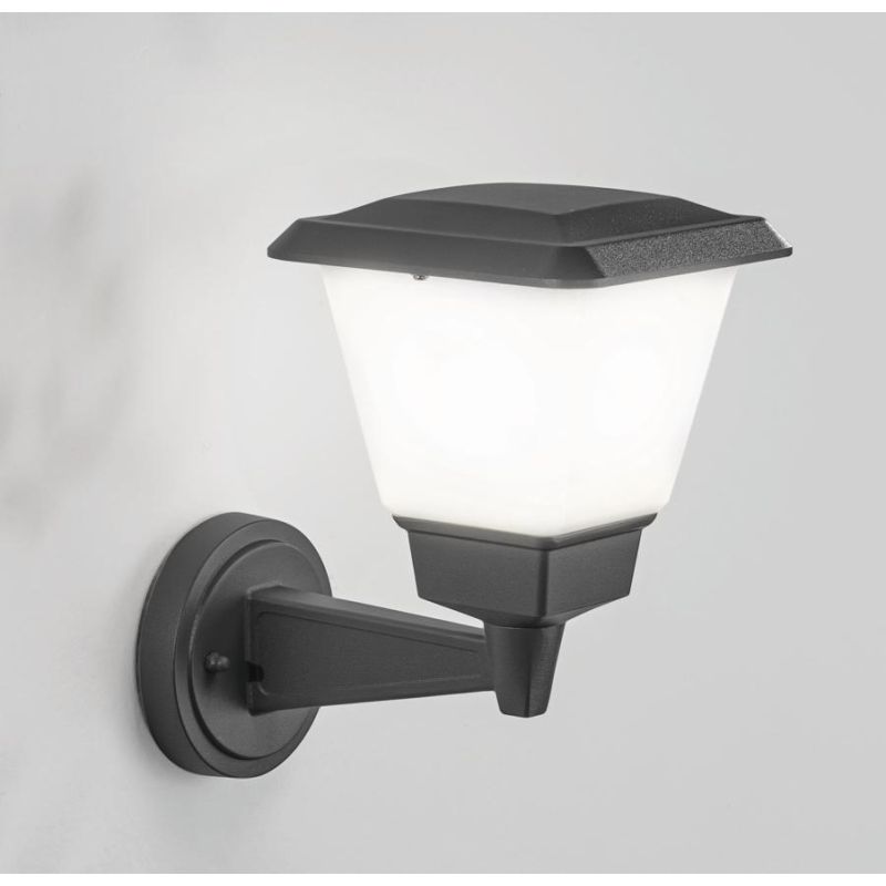 LENA LAMPADA DA PARETE IP65 ALLUMINIO ANTRACITE LAMPADINA ATTACCO E27 DA ESTERNO CLASSICA