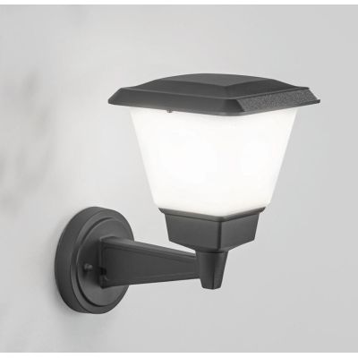 LENA LAMPADA DA PARETE IP65 ALLUMINIO ANTRACITE LAMPADINA ATTACCO E27 DA ESTERNO CLASSICA